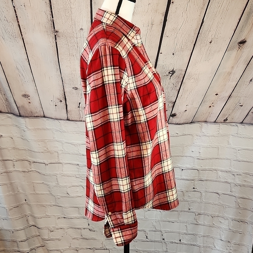 Lauren Ralph Lauren women's flannel button down shirt - Picture 3 of 6